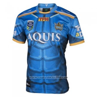 Gold Coast Titans Rugby Shirt 9s 2017