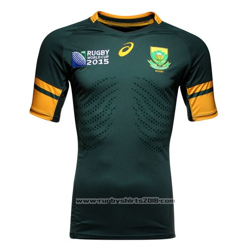 South Africa Rugby Shirt 2015 Home | rugbyshirts2018.com